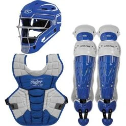 Rawlings Youth Royal/White VELO 2.0 Catcher's Gear Box Set: CSV2Y-R/W