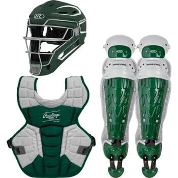 Rawlings Intermediate Dark Green VELO 2.0 Catcher's Gear Box Set: CSV2I-DG/W 3 Rawlings Intermediate Dark Green VELO 2.0 Catcher's Gear Box Set: CSV2I-DG/W