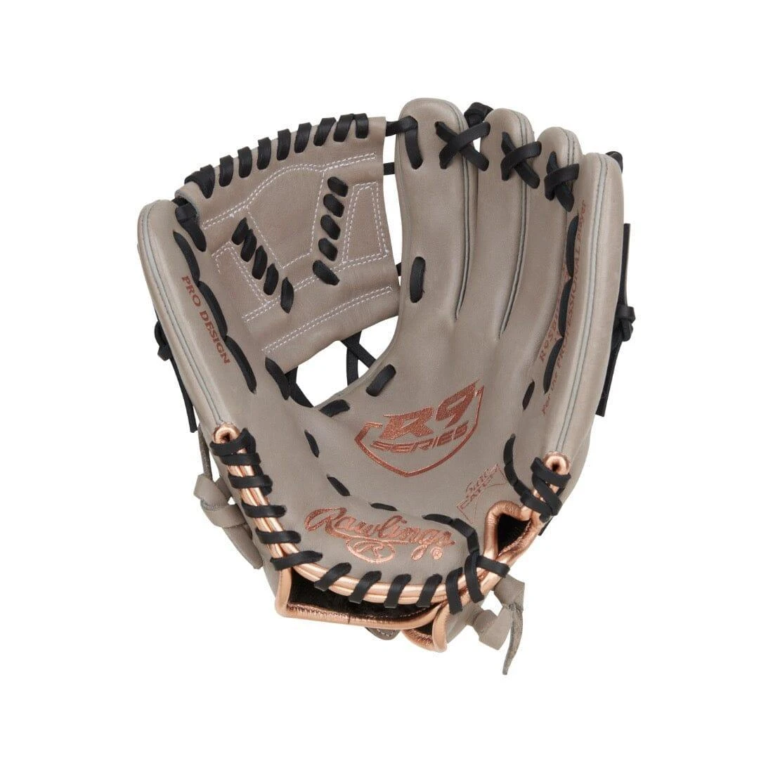 Rawlings R9 Contour Series 11.5" Fastpitch Softball Glove: R9SB115U-31GB 4 Rawlings R9 Contour Series 11.5" Fastpitch Softball Glove: R9SB115U-31GB - Image 2