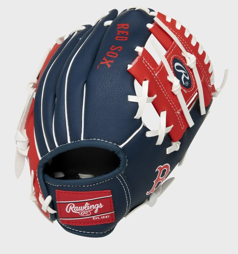 Rawlings Boston Red Sox 10-Inch Team Logo Glove 4 Rawlings Boston Red Sox 10-Inch Team Logo Glove - Image 2