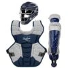 Rawlings Youth Navy/White VELO 2.0 Catcher's Gear Box Set: CSV2Y-N/W