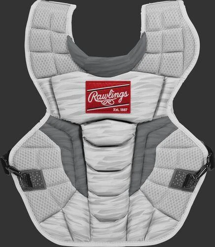 Rawlings Youth White/Silver VELO 2.0 Catcher's Gear Box Set: CSV2Y-W/SIL 5 Rawlings Youth White/Silver VELO 2.0 Catcher's Gear Box Set: CSV2Y-W/SIL - Image 3