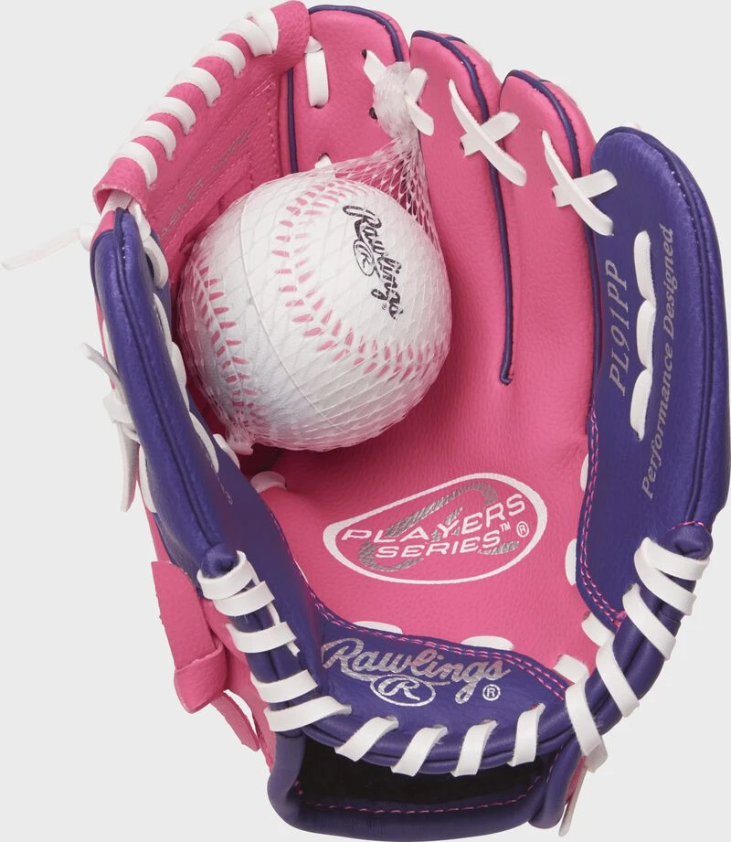 Rawlings Players Series 9 In Softball Glove With Soft Core Ball 5 Rawlings Players Series 9 In Softball Glove With Soft Core Ball - Image 3