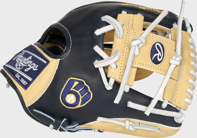 Rawlings 2021 Milwaukee Brewers Heart Of The Hide Glove 3 Rawlings 2021 Milwaukee Brewers Heart Of The Hide Glove
