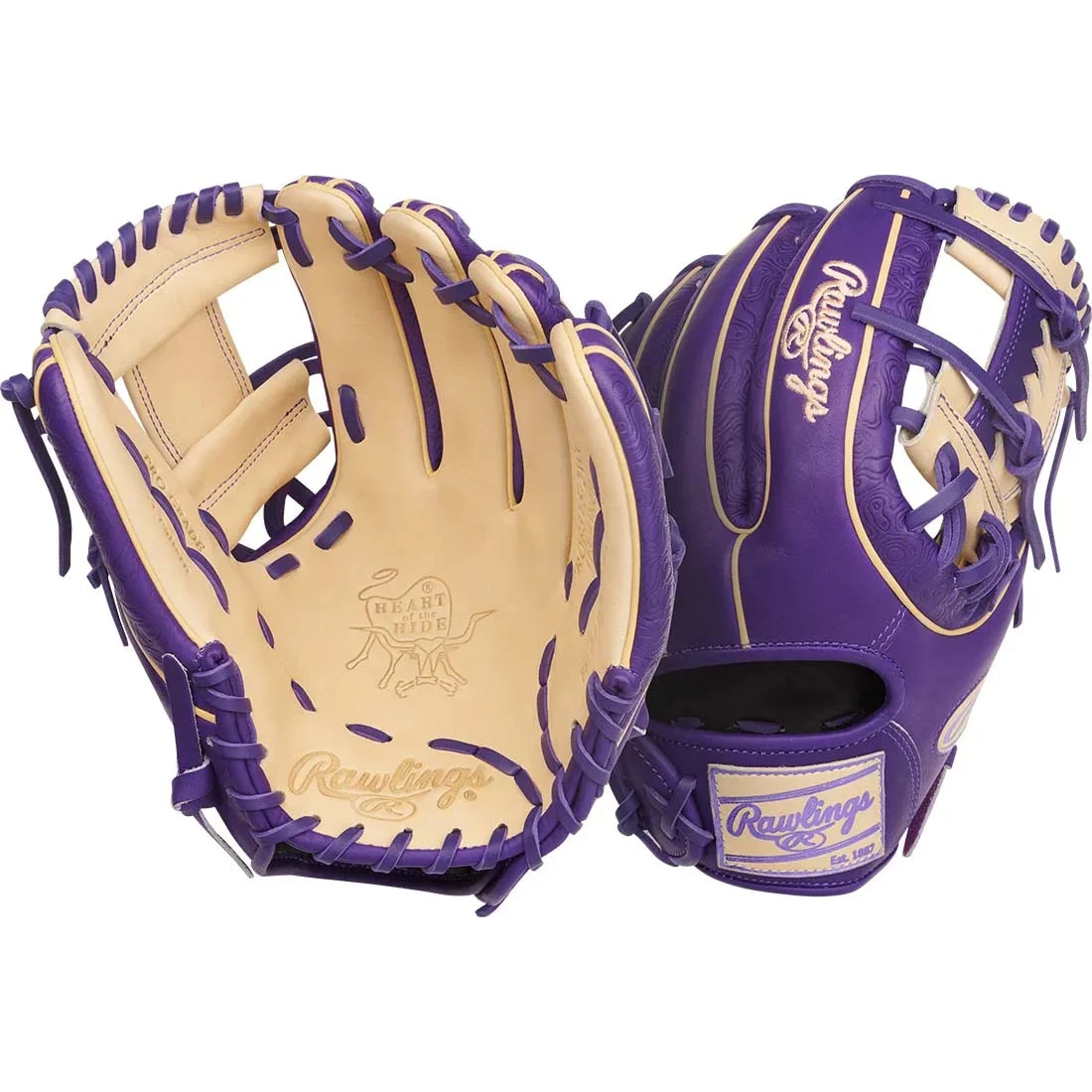 Rawlings Heart Of The Hide 11.75" Infield Baseball Glove: PROR315-2WC 4 Rawlings Heart Of The Hide 11.75" Infield Baseball Glove: PROR315-2WC - Image 2