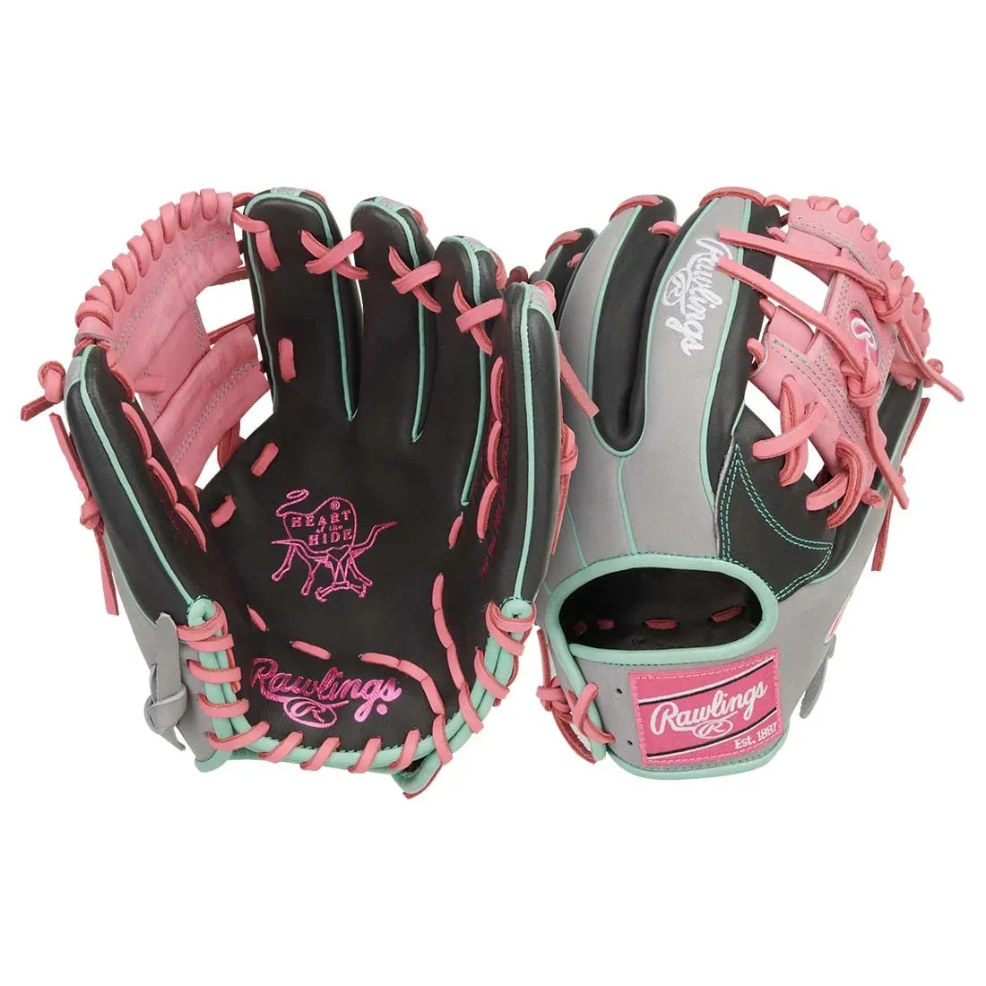 Rawlings Heart Of The Hide 11.5" Infield Baseball Glove: PROR934-2DSP 4 Rawlings Heart Of The Hide 11.5" Infield Baseball Glove: PROR934-2DSP - Image 2