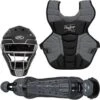 Rawlings Intermediate Black/Graphite VELO 2.0 Catcher's Gear Box Set: CSV2I-B/GPH