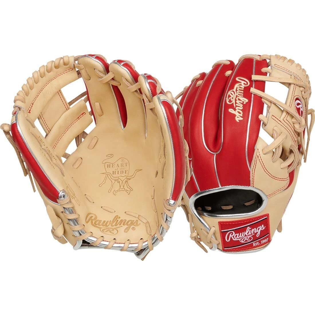 Rawlings Heart Of The Hide R2G 11.5" Infield Baseball Glove: RPROR934-2CS 4 Rawlings Heart Of The Hide R2G 11.5" Infield Baseball Glove: RPROR934-2CS - Image 2