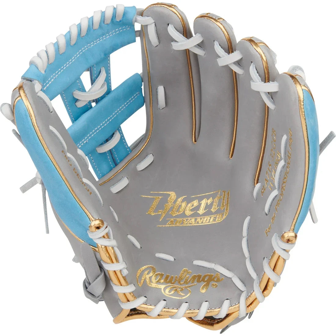 Rawlings Liberty Advanced 11.75" Fastpitch Softball Glove: RLA715-32GCB 4 Rawlings Liberty Advanced 11.75" Fastpitch Softball Glove: RLA715-32GCB - Image 2