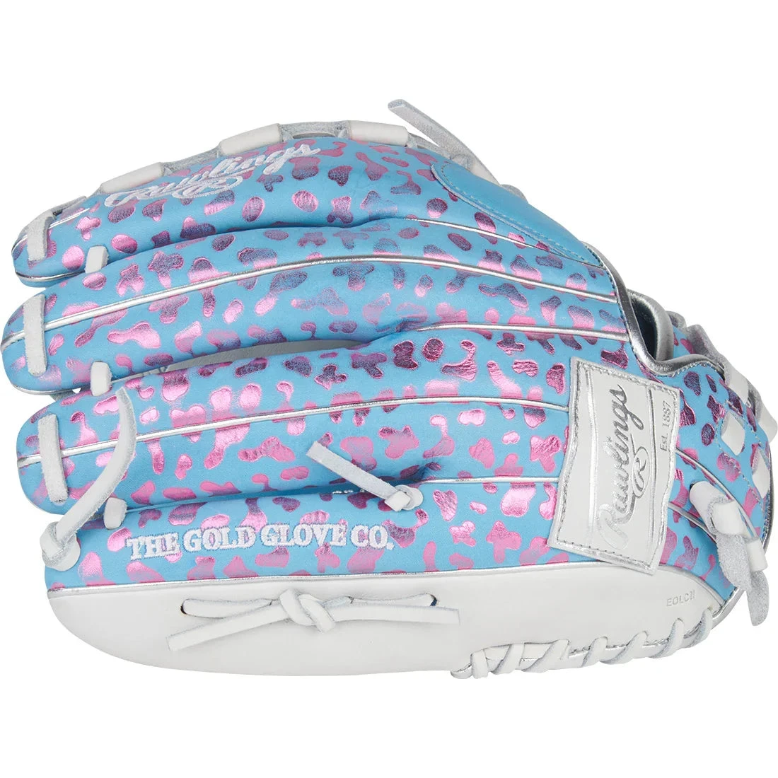Rawlings Heart Of The Hide 12.5" Foil Print Fastpitch Softball Glove: PRO125SB-3CBW 6 Rawlings Heart Of The Hide 12.5" Foil Print Fastpitch Softball Glove: PRO125SB-3CBW - Image 4