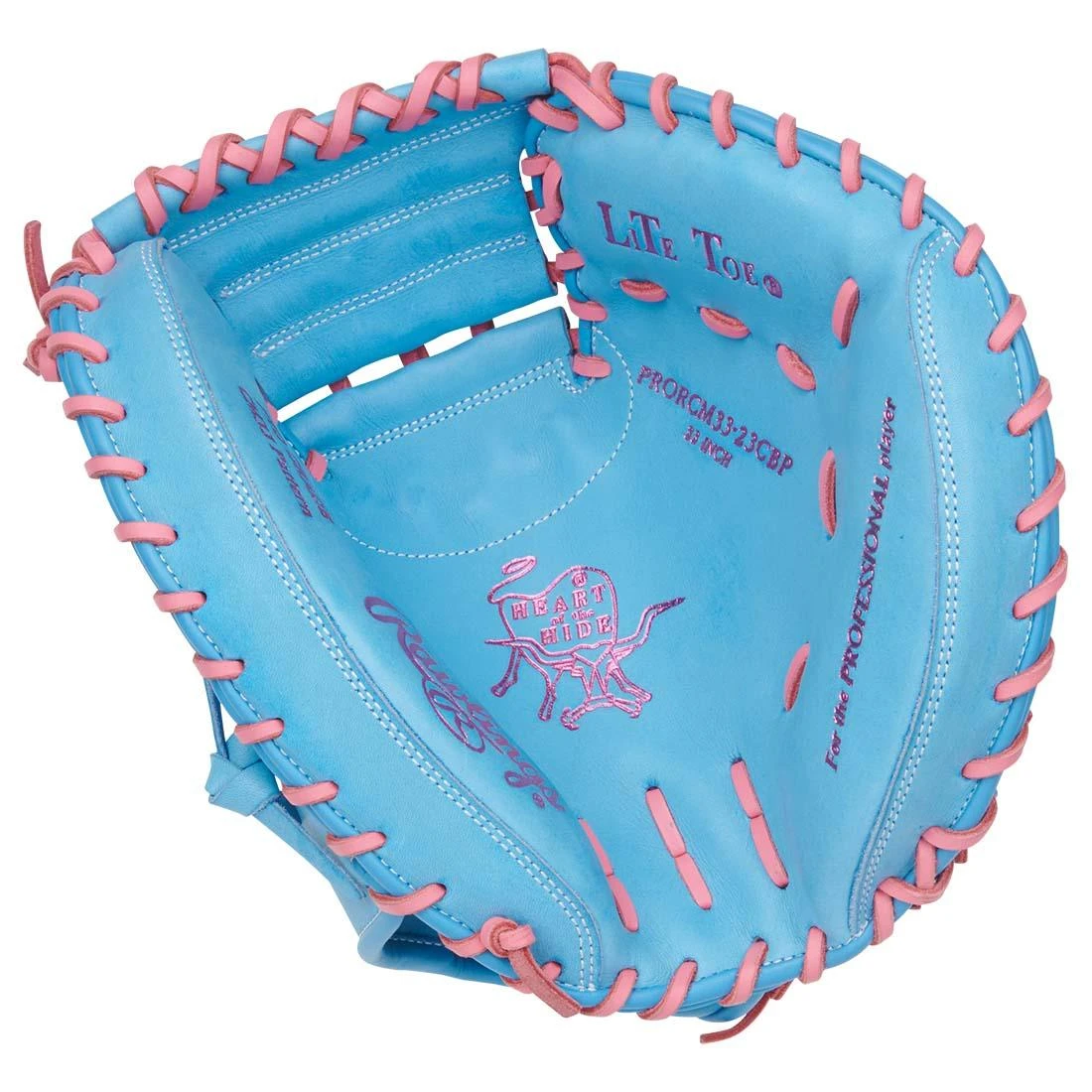 Rawlings Heart Of The Hide 33" Baseball Catcher's Mitt: PRORCM33-23CBP 5 Rawlings Heart Of The Hide 33" Baseball Catcher's Mitt: PRORCM33-23CBP - Image 3