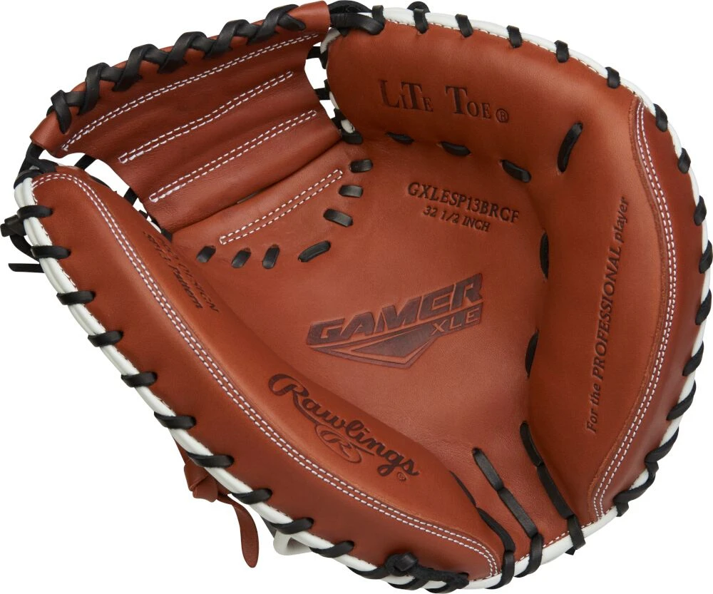 32.5 Inch Rawlings Gamer XLE Catcher's Baseball Mitt GXLESP13BRCF 4 32.5 Inch Rawlings Gamer XLE Catcher's Baseball Mitt GXLESP13BRCF - Image 2