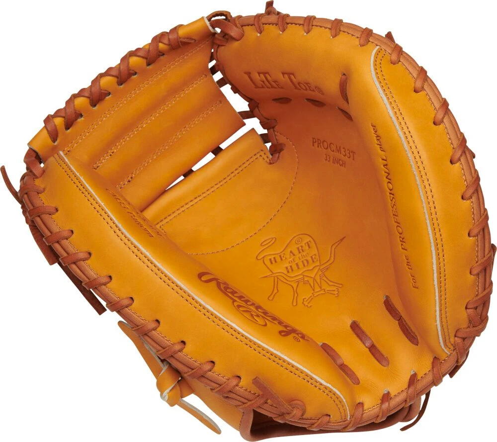 33 Inch Rawlings Heart Of The Hide Adult Baseball Catcher's Mitt PROCM33T 4 33 Inch Rawlings Heart Of The Hide Adult Baseball Catcher's Mitt PROCM33T - Image 2